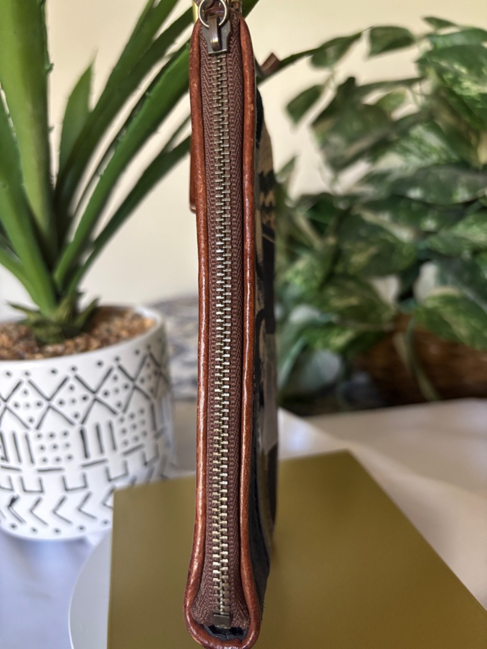 Coach Y2K Vintage Denim Patchwork Wristlet - Picture 6 of 12